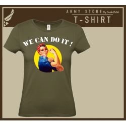 TSHIRT WE CAN DO IT FEMME