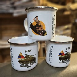 MUG MÉTAL 2ND ARMORED CARENTAN