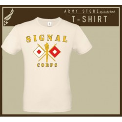 T SHIRT SIGNAL CORPS ECRU