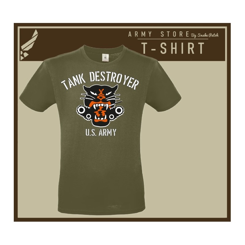 T SHIRT TANK DESTROYER OD