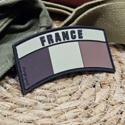 PATCH 3D FRANCE DEMI LUNE TAN