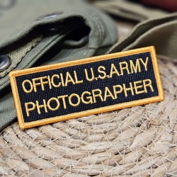 PATCH ARMY PHOTOGRAPHER