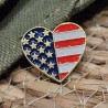 PIN'S USA HEART