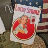 PLAQUE LUCKY STRIKE métal 20cm x 30cm