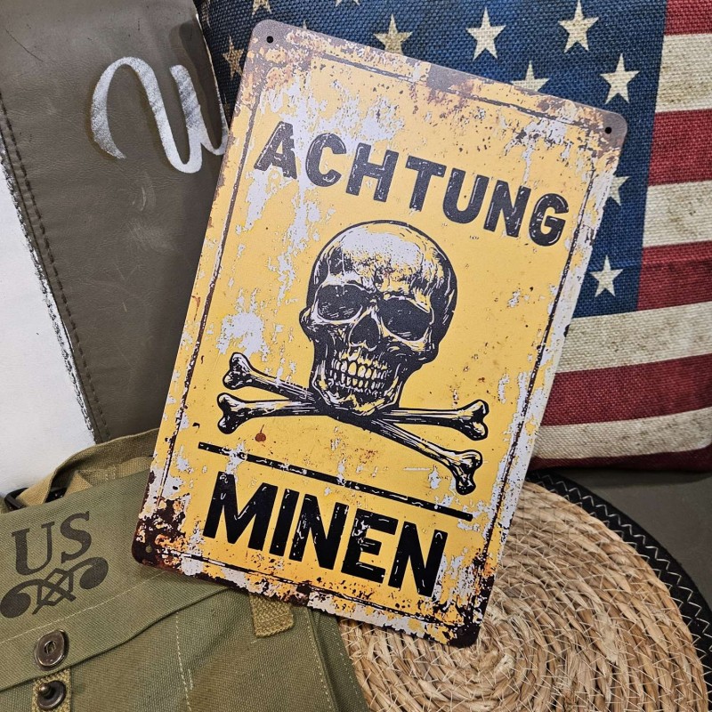 PLAQUE ACHTUNG MINEN