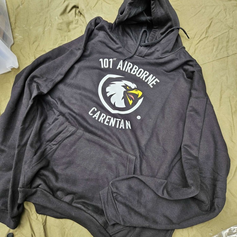 HOODIE 101ST AIRBORNE NOIR