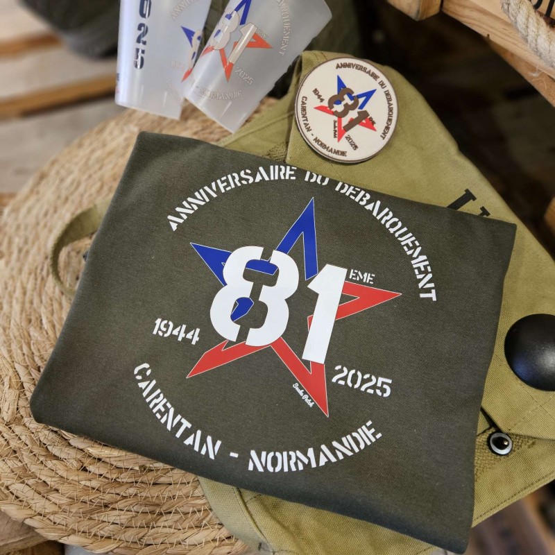 TSHIRT DDAY 81 ÈME CARENTAN