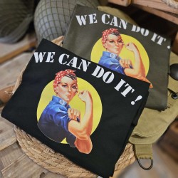 TSHIRT ROSIE " WE CAN DO IT "