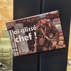 MAGNET J'AI GLISSÉ CHEF
