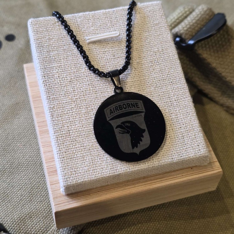 PENDENTIF ROND 101ST AIRBORNE