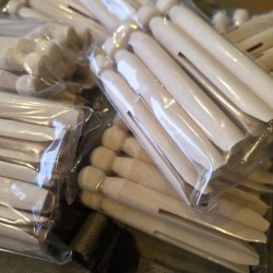 x10 PINCES A LINGE BOIS