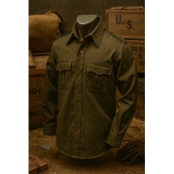 CHEMISE OFFICIER CHOCOLAT...