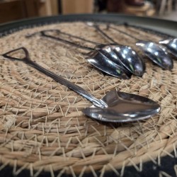 x6 CUILLERES PELLE US JEEP