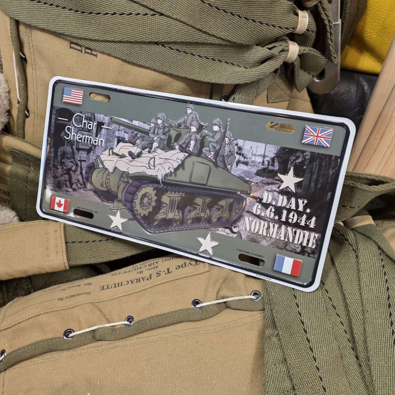 PLAQUE CHAR SHERMAN
