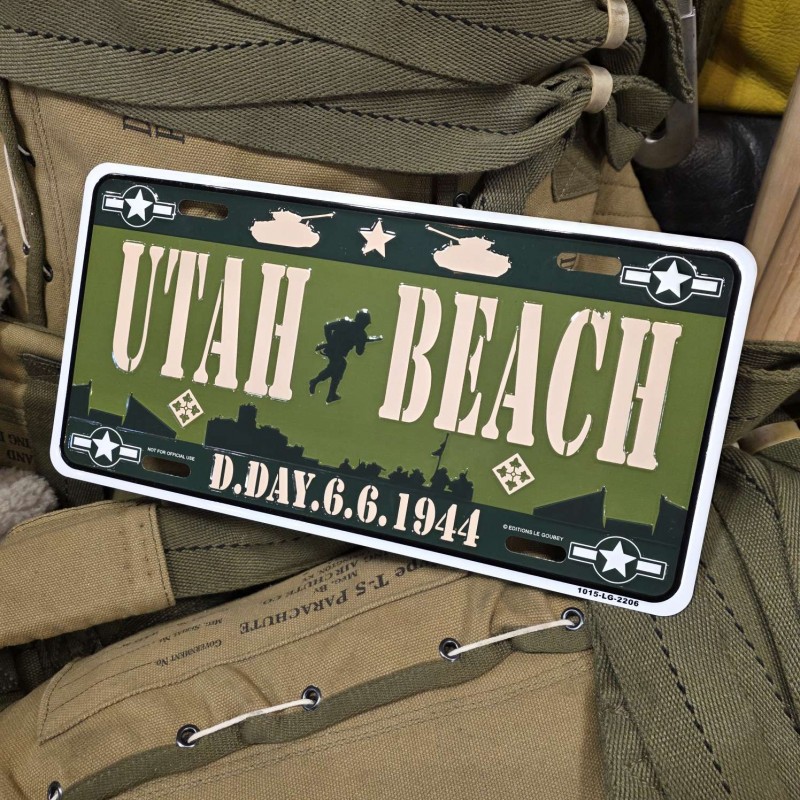 PLAQUE UTAH BEACH 4TH INF DIV