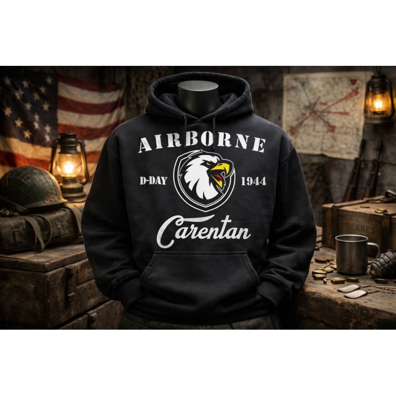 HOODIE 101ST AIRBORNE AIGLE Carentan