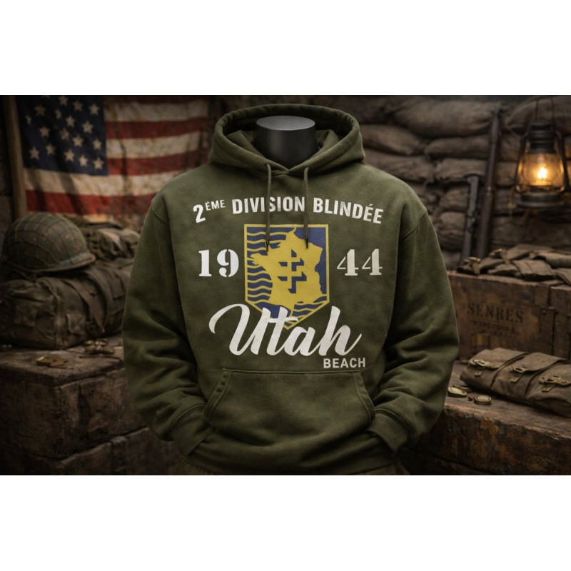 HOODIE 2ÈME DB UTAH BEACH