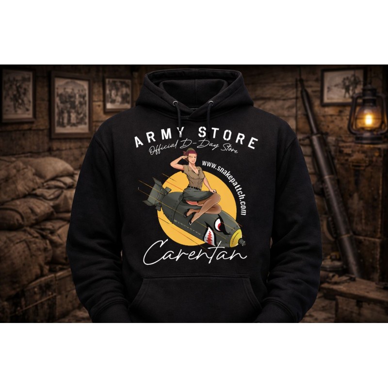 HOODIE ARMY STORE Snake Patch Officiel noir