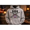 HOODIE 506TH PIR 101ST AB GRIS